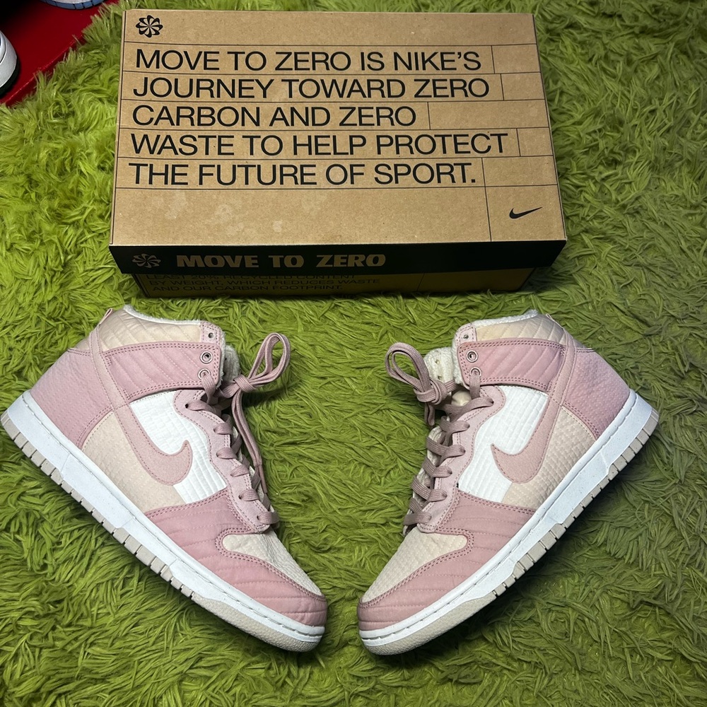 Nike Dunks Move to Zero Pink High-Top